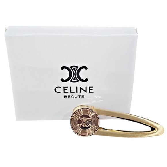 Celine Gold Hair Clip - Picture 1 of 6